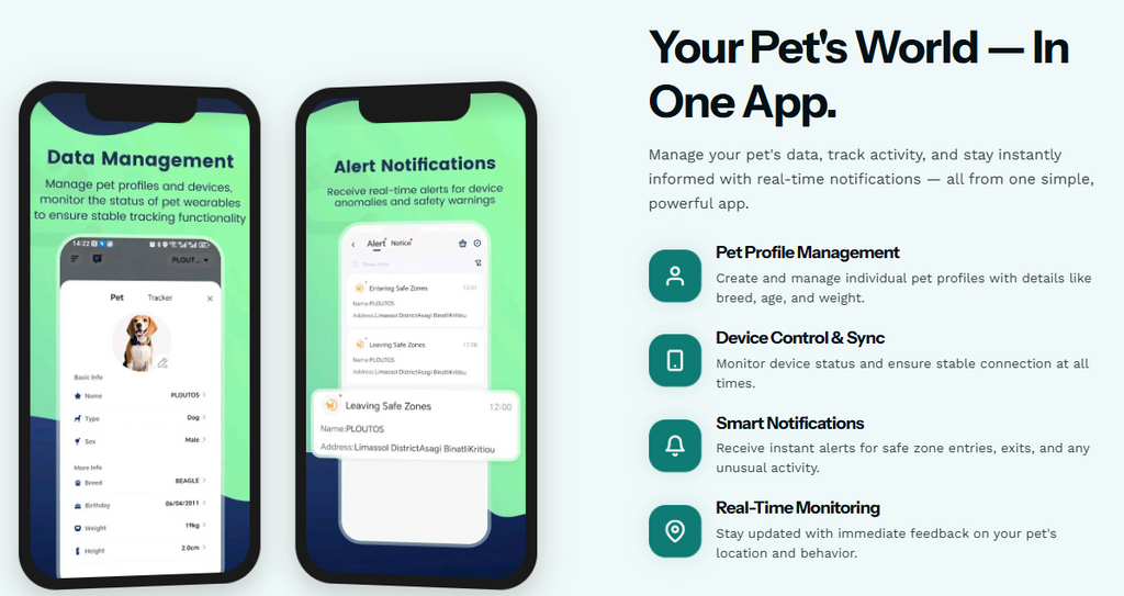 PawSignal Smart GPS & Health Tracker for Pets